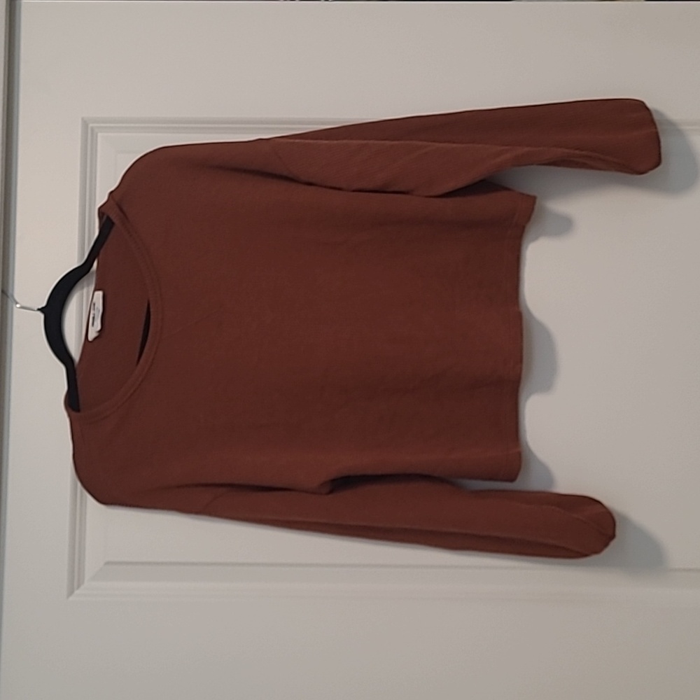 Rust Medium Scoopneck Sweater